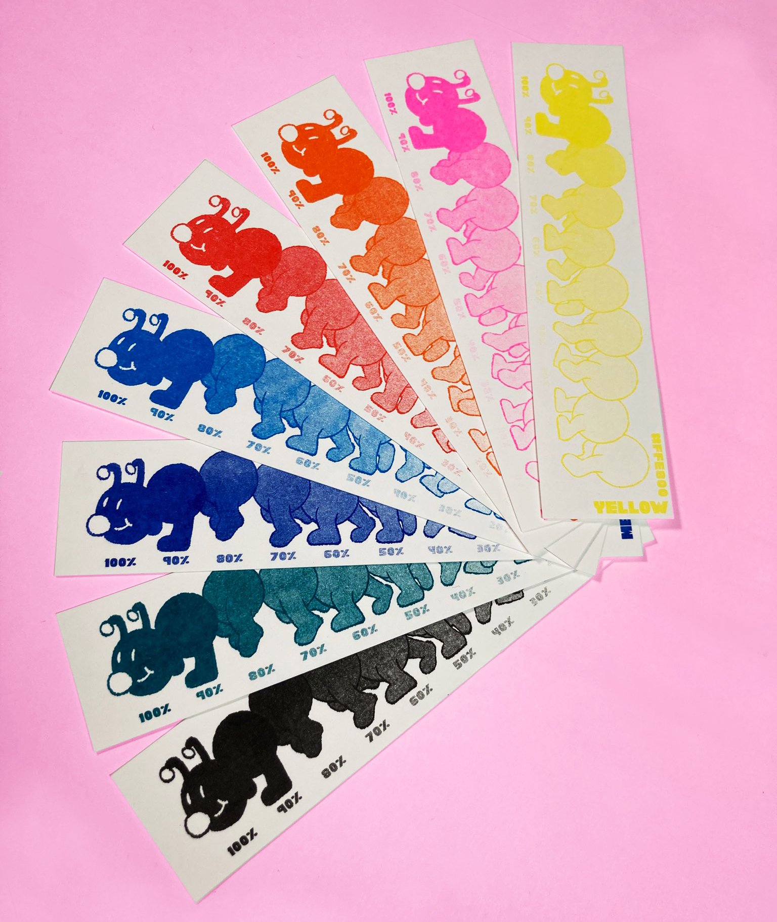 Risograph swatch pack