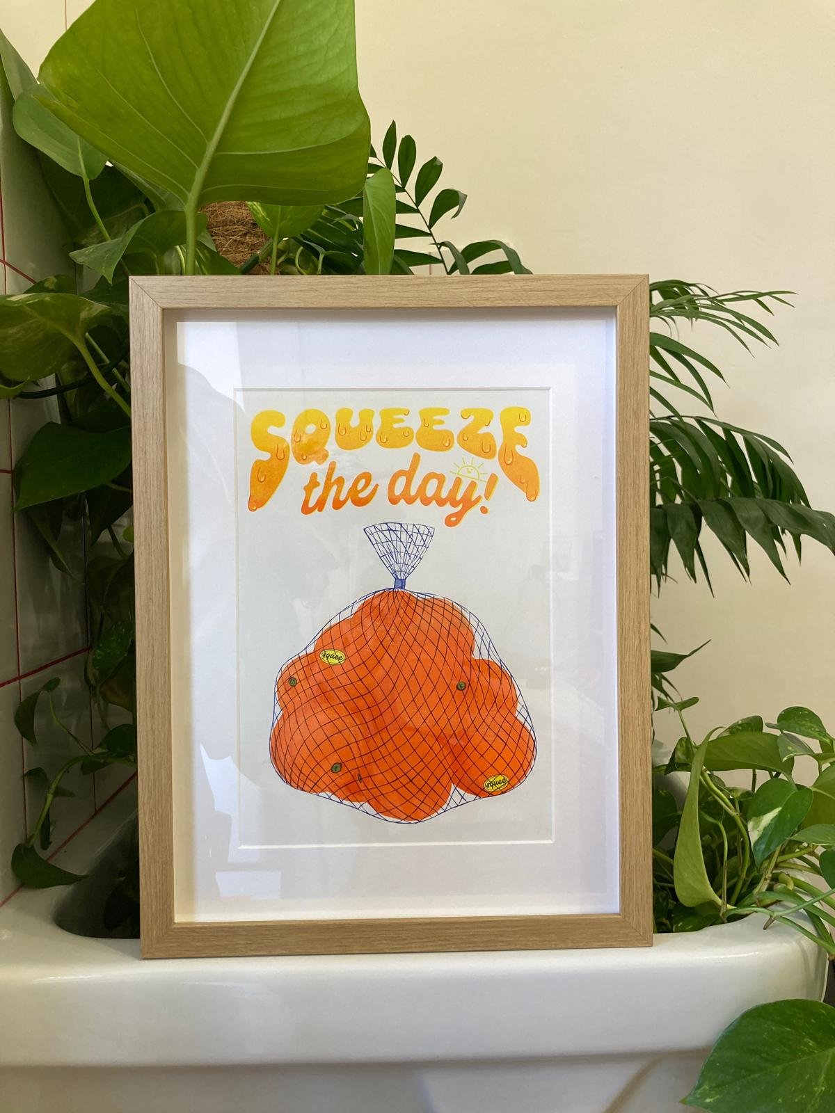 Squeeze the Day Print